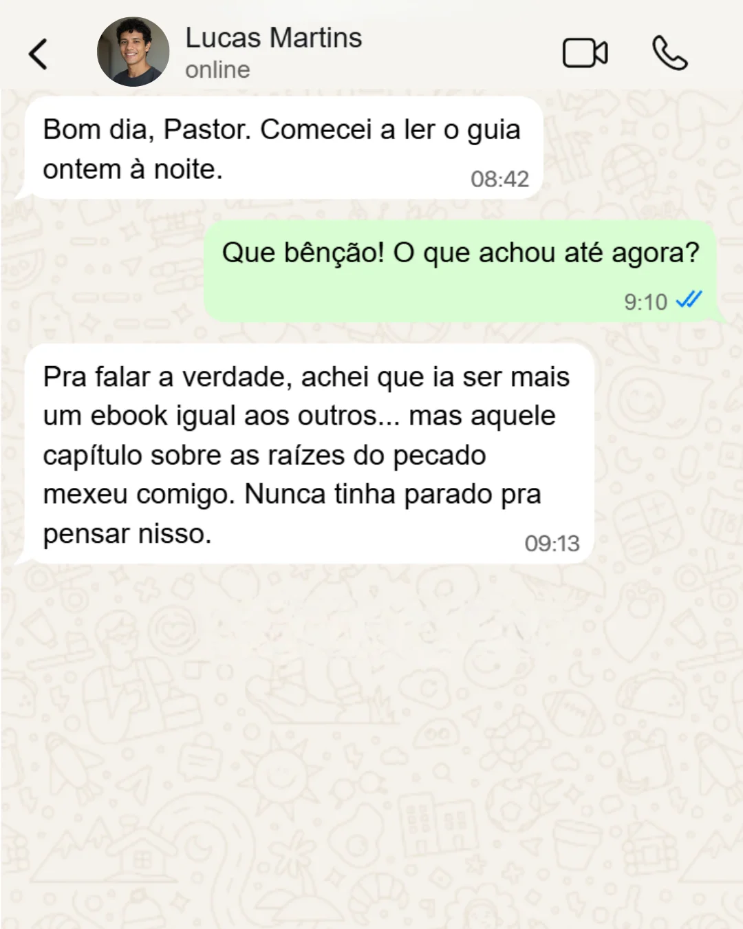 Simulação: reflexão sobre o capítulo das raízes do pecado